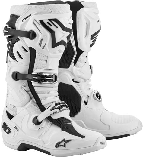 Alpinestars Tech Supervented Botas De Motocross Blanco Stock Motero