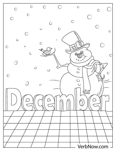 Free December Coloring Pages For Download Printable Pdf Verbnow