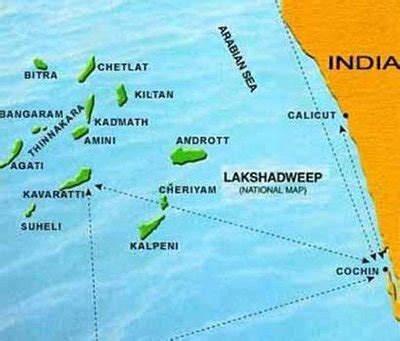 Lakshadweep Location Travel Map Maps Of Lakshadweep Islands