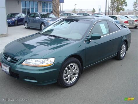 2002 Noble Green Pearl Honda Accord Ex V6 Coupe 1703820 Photo 4