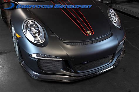 Apr Carbon Fiber Front Air Dam And Splitter 991 Gt3 Rennlist Porsche Discussion Forums