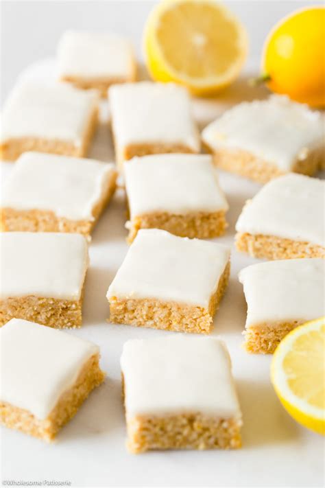 No Bake Vegan Lemon Slice Wholesome Patisserie