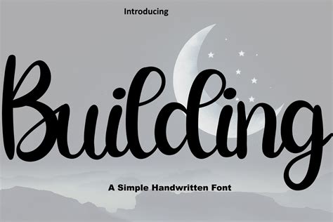 Building Font By Nidanela7 · Creative Fabrica