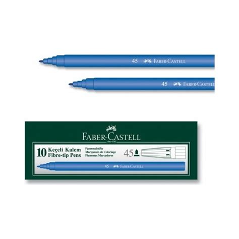 Faber Castell 5061 Keçeli Kalem 10 lu Mavi Fiyatı