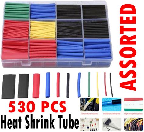 Pcs Set Heat Shrink Tube Assorted Insulation Shrinkable Tube