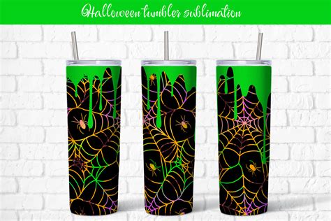 20oz Skinny Halloween Tumbler T Tumbler Sublimation Tumbler Kitchen And Dining Home And Living