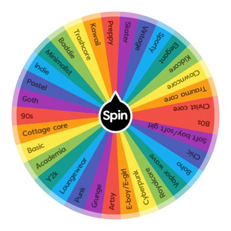 Oc Aesthetic Spin The Wheel Random Picker