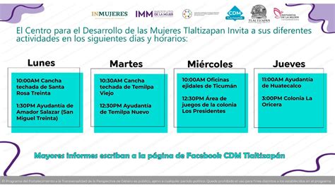 Aprovecha Disponibles talleres gratuitos para mujeres de Tlaltizapán