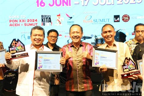 Luar Biasa Tapsel Sabet 2 Juara Sekaligus Di Event PRSU Ke 49 Tahun