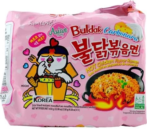 Samyang Instant Noedels Noodles Ramen Buldak Hot Chicken Carbonara X Gram Bol