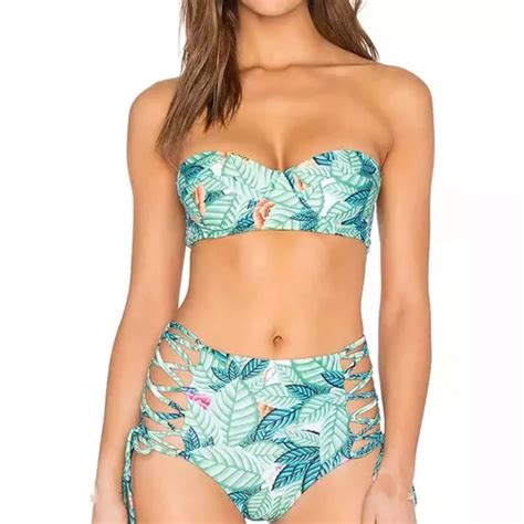 Malla Bikini Piezas Tiro Alto Cuotas Sin Inter S