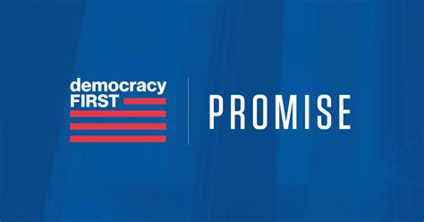 About The Democracyfirst Promise