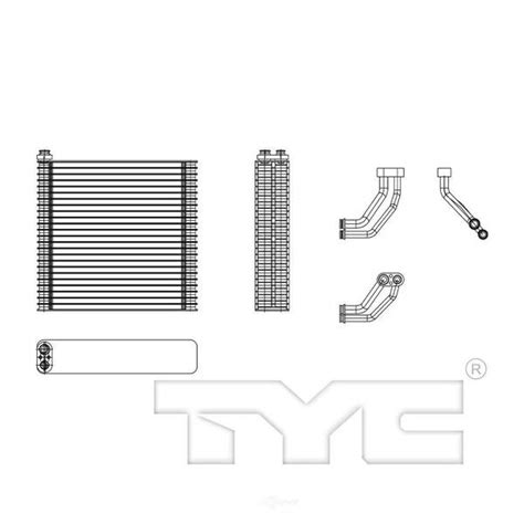 Tyc A C Evaporator Core The Home Depot