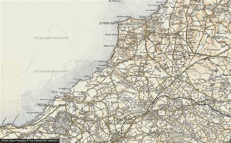 Historic Ordnance Survey Map of Porthtowan, 1900