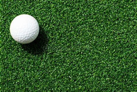 Golf Ball On Grass Stock Photo Image Of Path Country 16464260