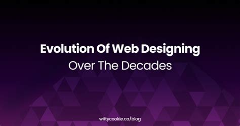 Evolution Of Web Designing Over The Decades Wittycookie