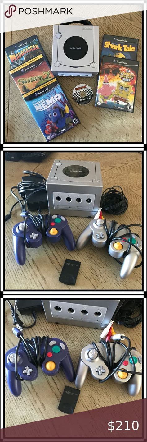 Gamecube Bundle Shark Tale Spongebob Square Square Pants Finding