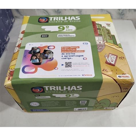 KIT TRILHAS SISTEMA DE ENSINO 9 Ano BNCC FTD PROFESSOR Shopee