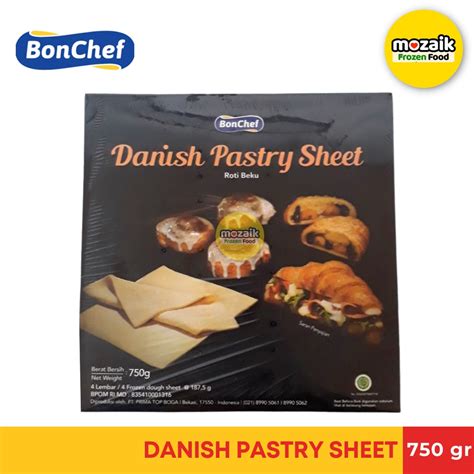 Jual Danish Pastry Sheet 750 Gr Edo Bonchef Adonan Cromboloni Pastry