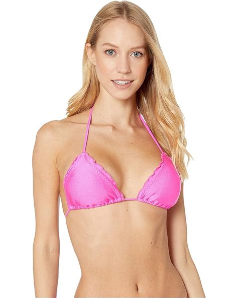 Luli Fama Cosita Buena Wavey Triangle Bikini Top Pm