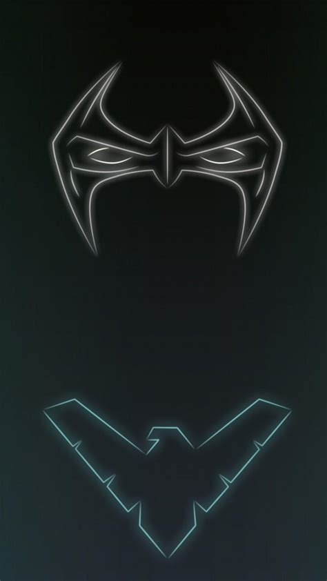 Nightwing Logo Wallpapers Top Free Nightwing Logo Backgrounds