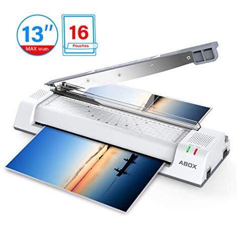 A3 Laminator, ABOX A3 A4 Laminator Machine Hot Cold Laminator with Jam ...