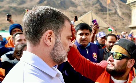 Watch Rahul Gandhi Offers Prayers At Kedarnath Temple In Uttarakhand