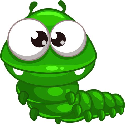 Green Bug Green Bug Animal Icon Funny Emoji Faces