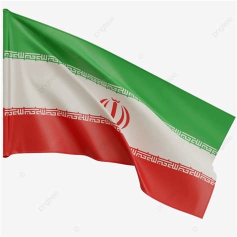 Iran Flag Waving Iran Flag With Pole Iran Flag Waving Transparent