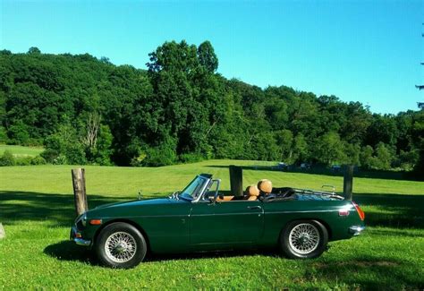 Mgb Roadster Mark Ii British Racing Green Tan Interior Wire