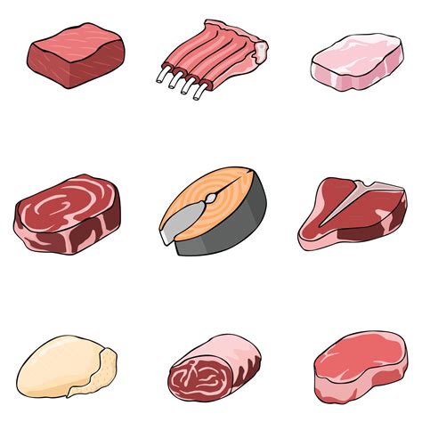 Easy Drawing Of Meat