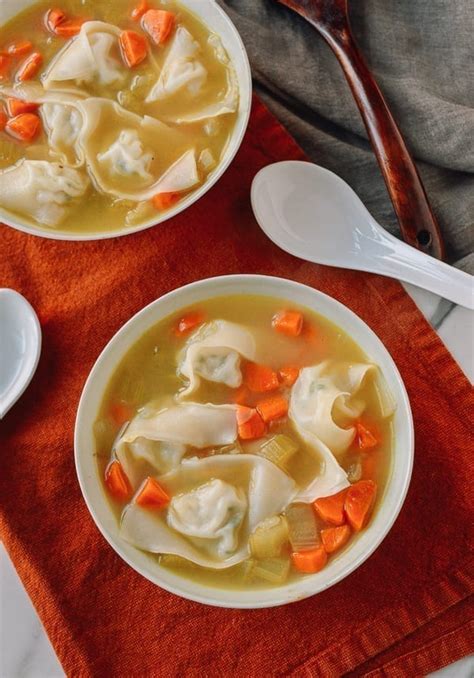 Chicken Wonton Noodle Soup