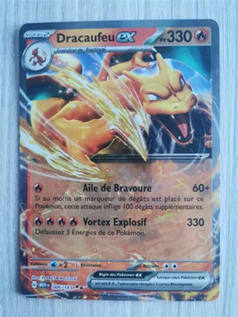 Carte Pok Mon Dracaufeu Ex Ev Neuf Fr Eur