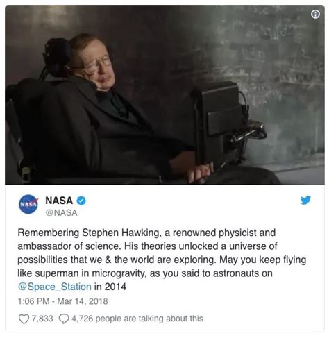 Murió Stephen Hawking A Sus 76 Años Y Así Lo Homenajearon En Las Redes Va A Gustarme