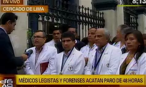 Médicos legistas y forenses acatan paro de 48 horas Canal N