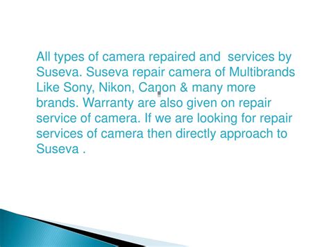 PPT - Camera Repair Services PowerPoint Presentation, free download
