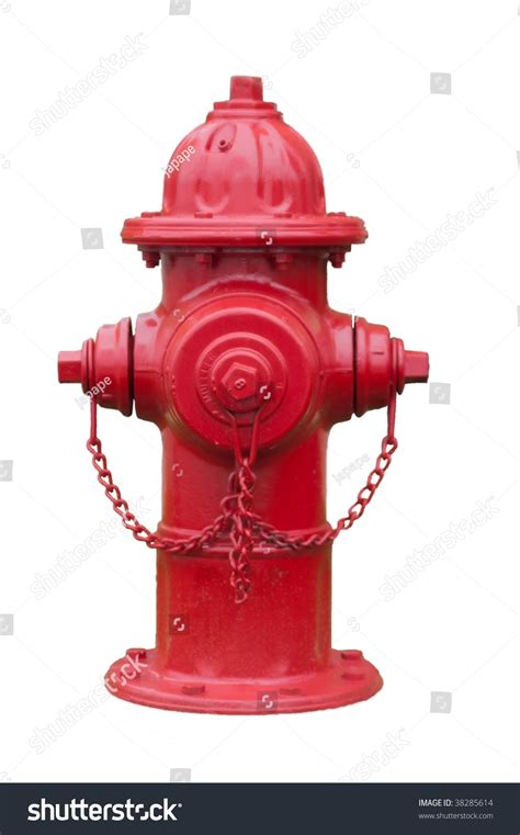 Red Fire Hydrant Isolated On White Stock Photo 38285614 Shutterstock