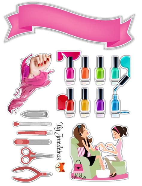 Coletar 86 Imagem Topo De Bolo Manicure Png Br Thptnganamst Edu Vn