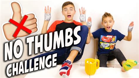 NO THUMBS CHALLENGE Défi Sans Mes pouces Swan VS Néo YouTube