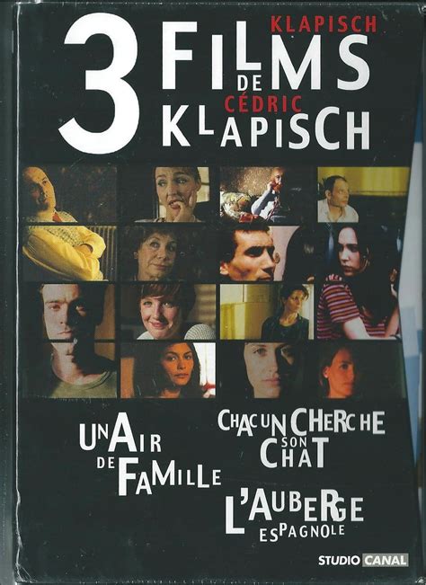 Coffret Cédric Klapish 3 DVD L Auberge espagnole Chacun cherche son