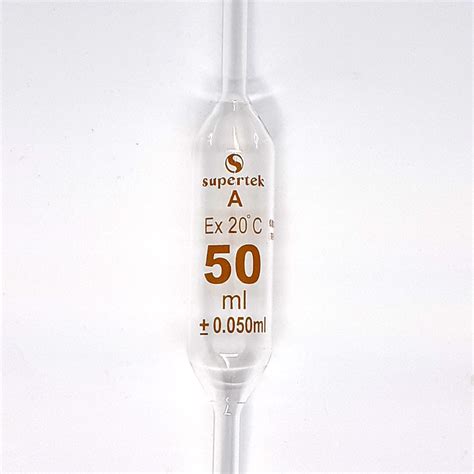 Volumetric Pipette A Grade 50ml Supertek Delta Educational