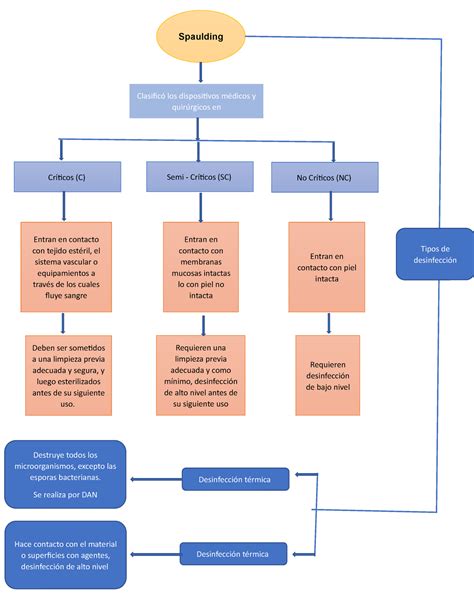 Flujo Grama Spaulding Bioseguridad Clasific Los Dispositivos