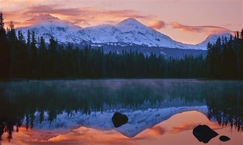 Three Sisters Alpenglow Mike Putnam Photography