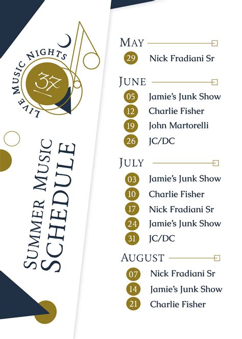 Live Music Nights All Summer - Marker37