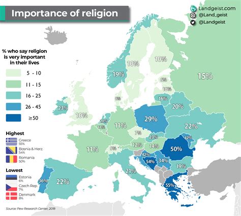 World Religions Map 2022