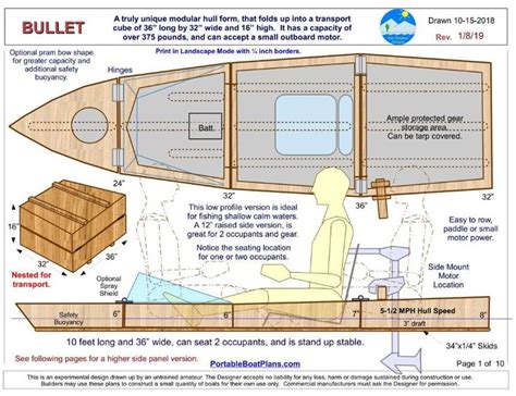 Portable Boat Plans Make A Boat Build Your Own Boat Diy Boat Free