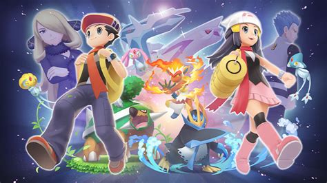 Pokémon Brilliant Diamond e Pokémon Shining Pearl Website oficial