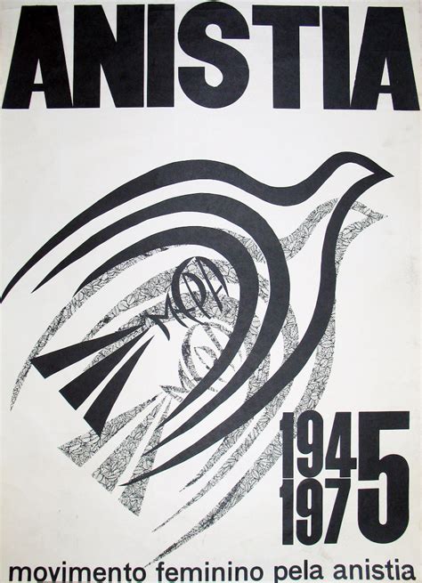 Cartaz Movimento Feminino pela Anistia Arquivo Nacional Memórias