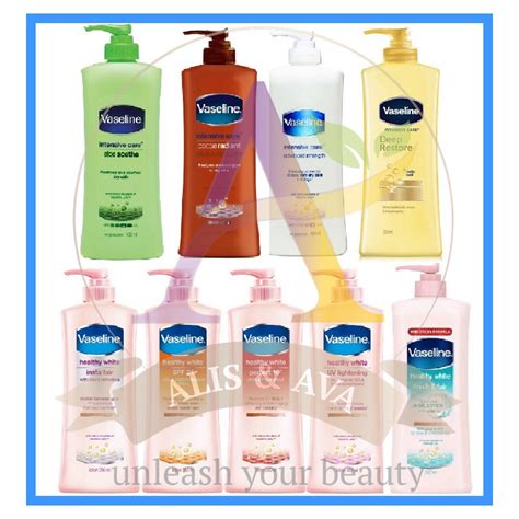 Vaseline Intensive Care Healthy White Body Lotion 350ml 400ml