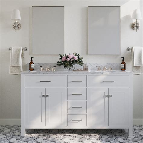 Winston Porter Parvez 61 Double Bathroom Vanity Set Wayfair